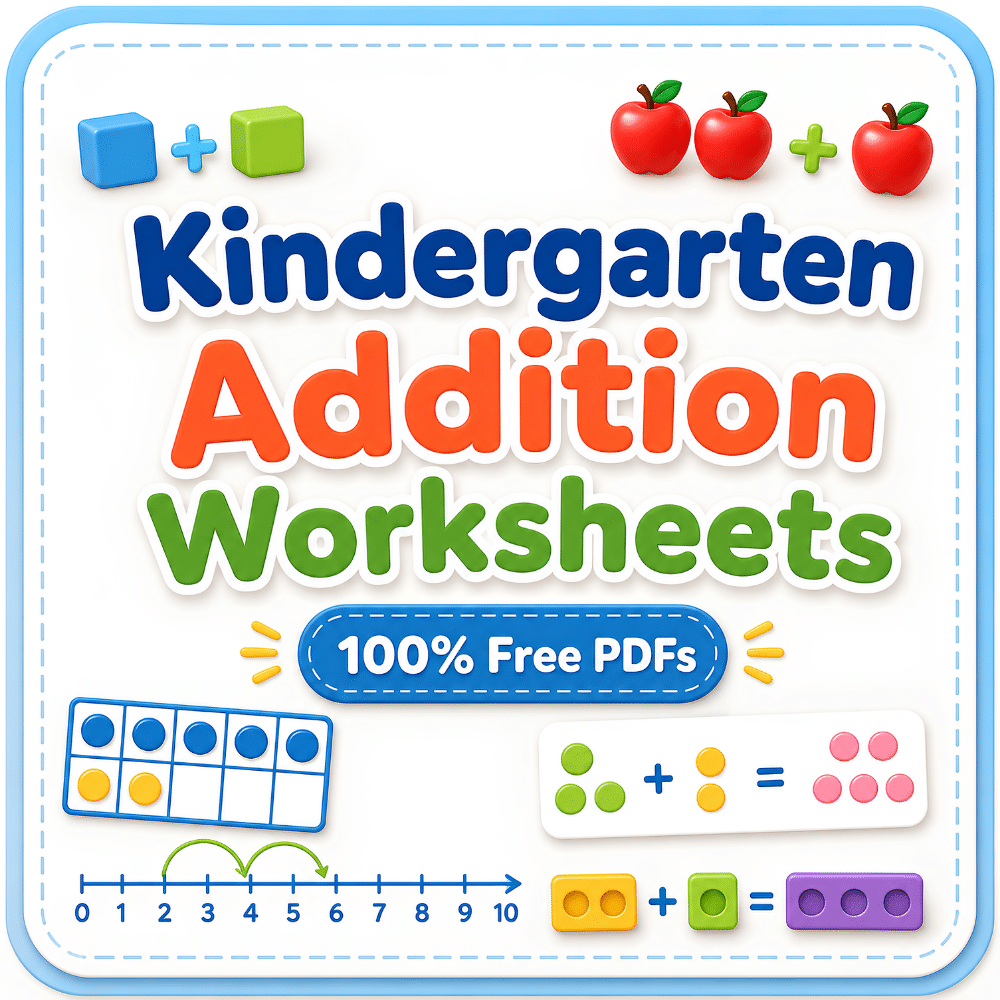 Kindergarten Addition Worksheets (Free Printable 67 PDFs)