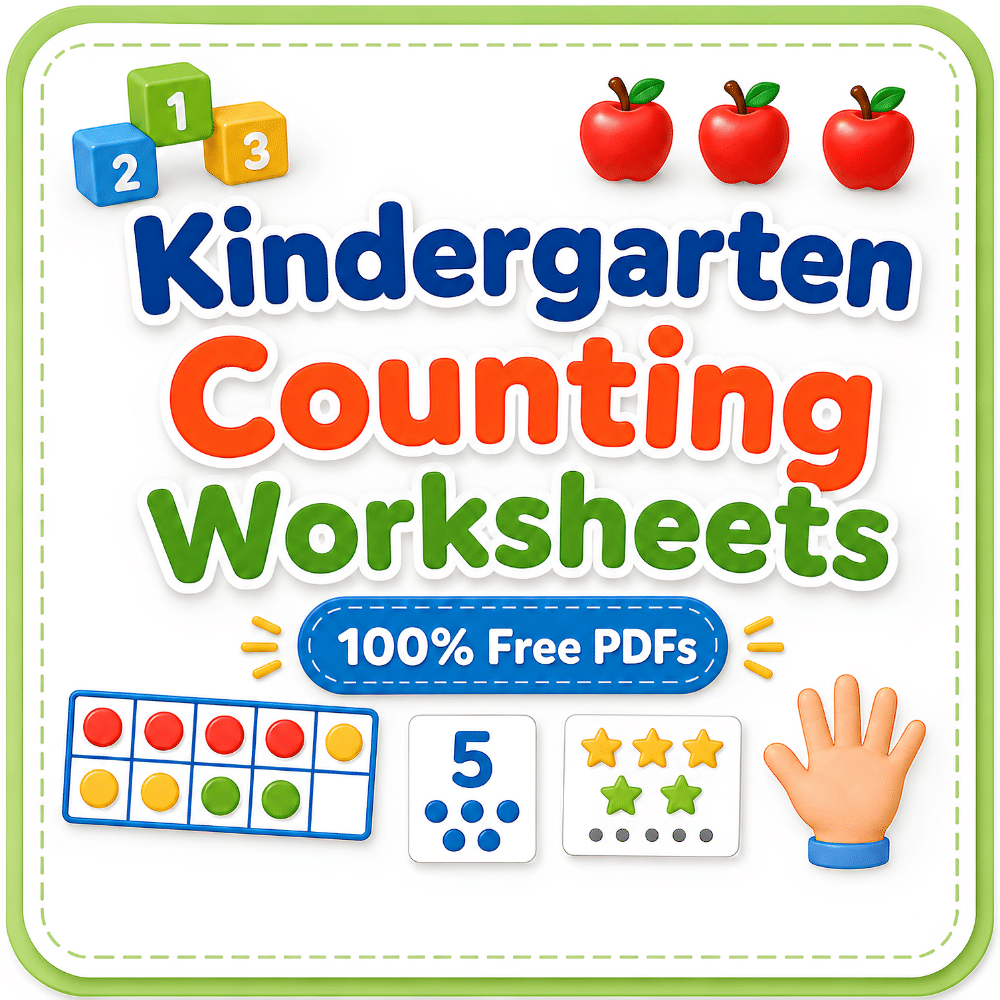 Kindergarten Counting Worksheets (Free Printable 64 PDFs)